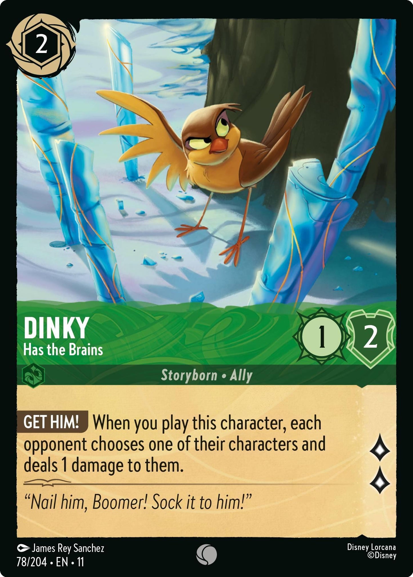 Dinky - Has the Brains - 78/204 [Winterspell] [Non-Foil]