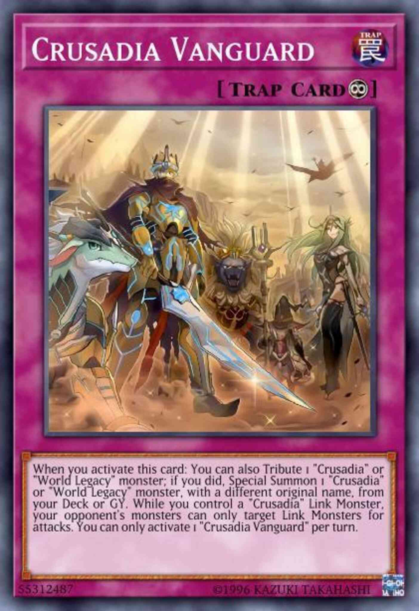 Crusadia Vanguard - CYHO-EN071 - Common - 1st Edition