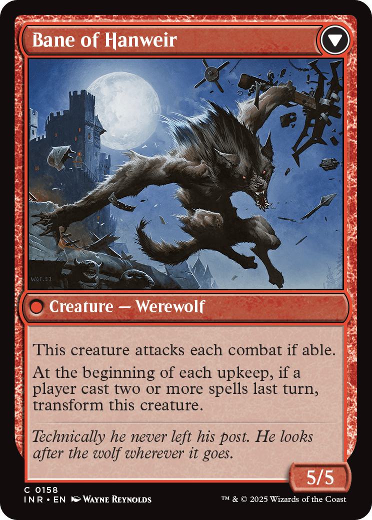 Hanweir Watchkeep // Bane of Hanweir [158] [Innistrad Remastered] [Non-Foil]