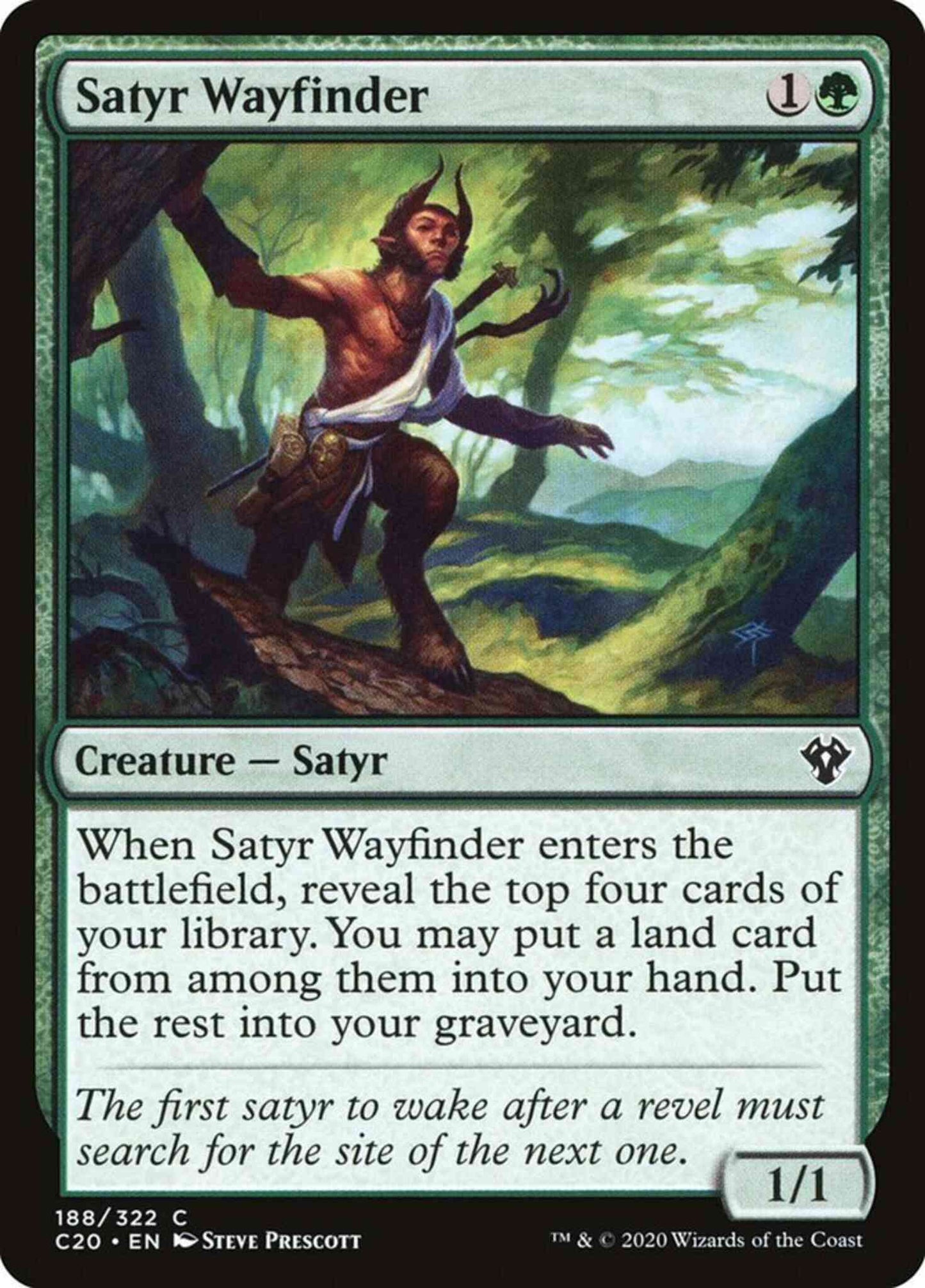 Satyr Wayfinder [188] [Commander 2020] [Non-Foil]