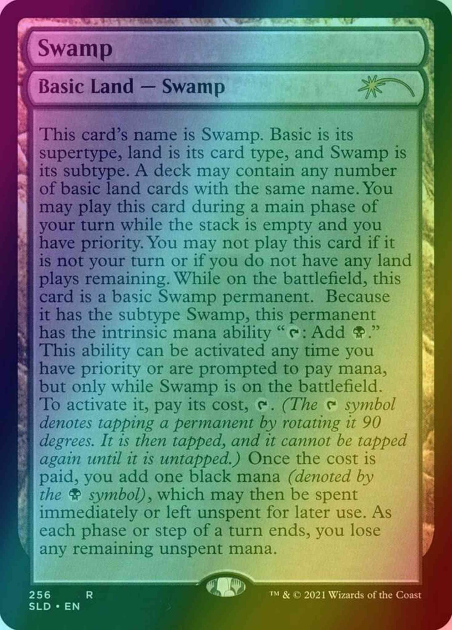 Swamp [0256] [Full Text] [Secret Lair Drop] [Foil]