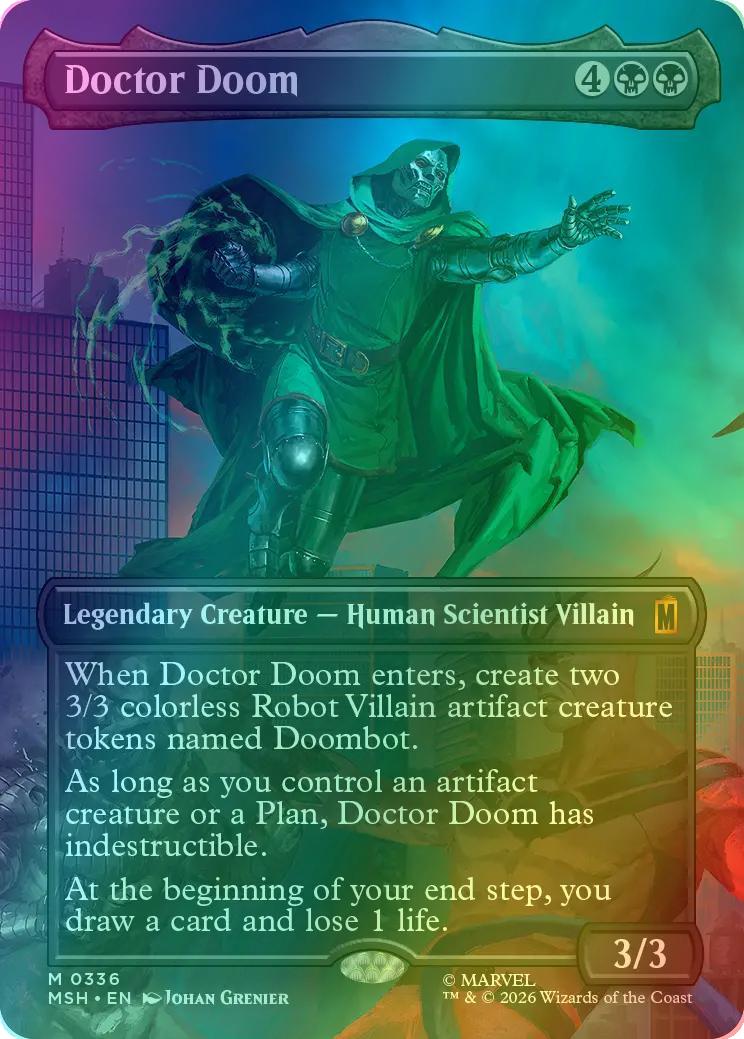 Doctor Doom [336] [Borderless] [Scene] [Marvel Super Heroes] [Foil]
