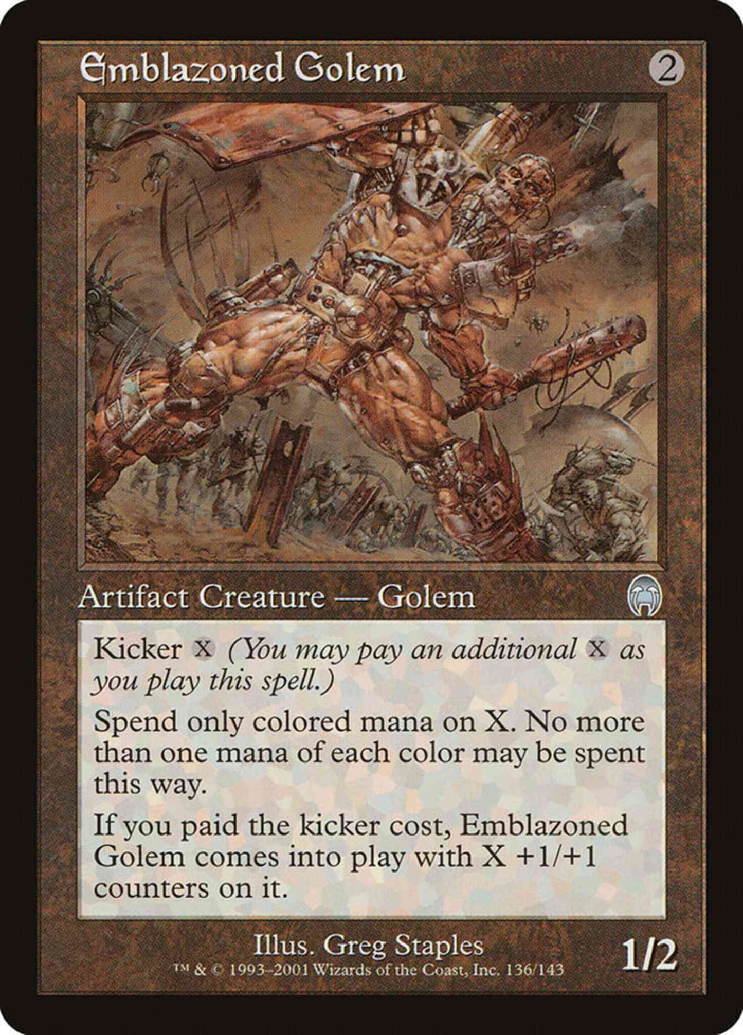 Emblazoned Golem [136] [Apocalypse] [Non-Foil]