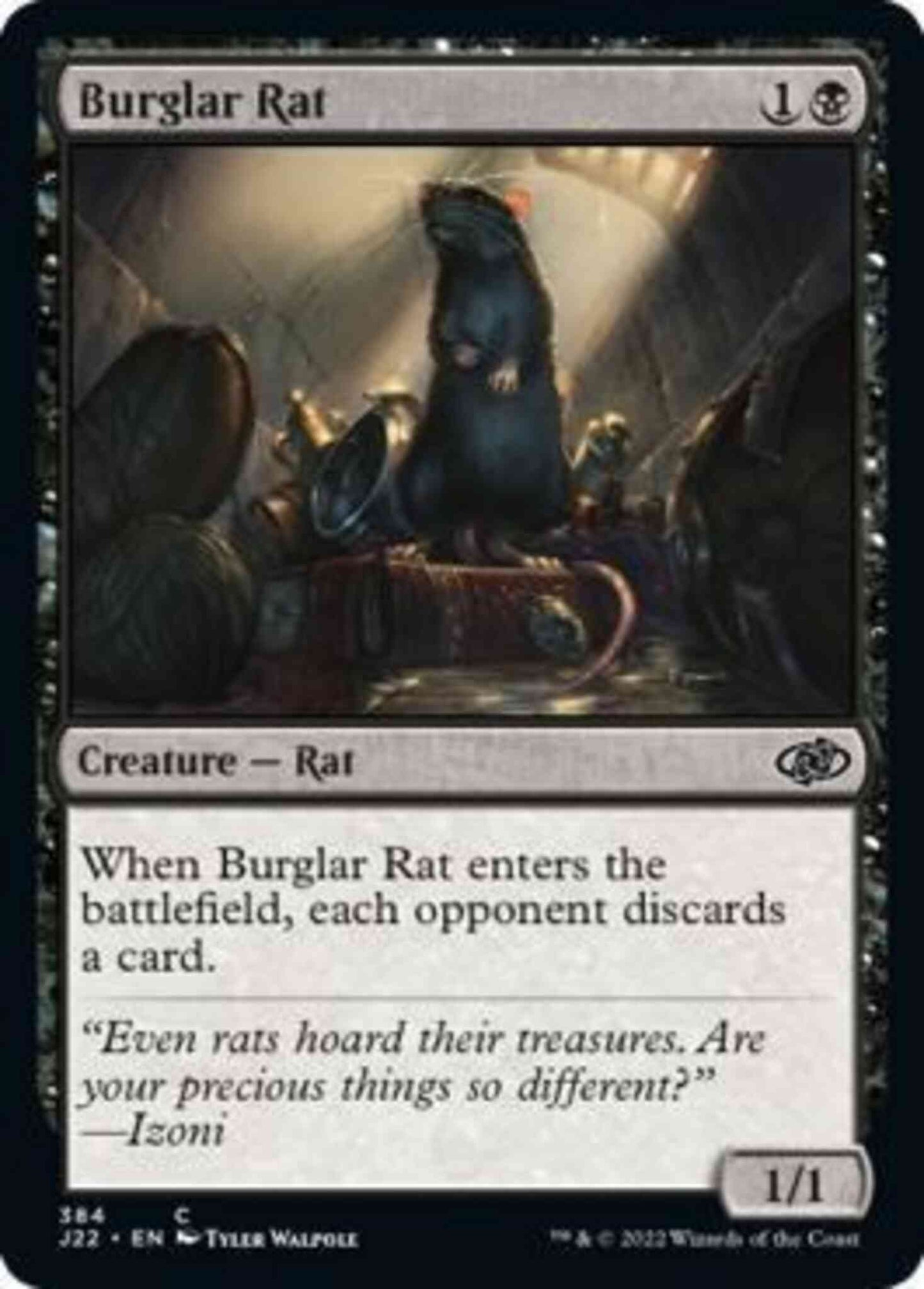 Burglar Rat [384] [Jumpstart 2022] [Non-Foil]