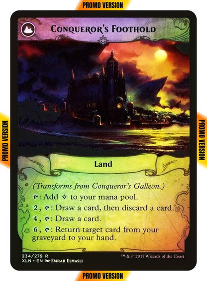 Conqueror's Galleon // Conqueror's Foothold [234s] [Ixalan Promos] [Foil]