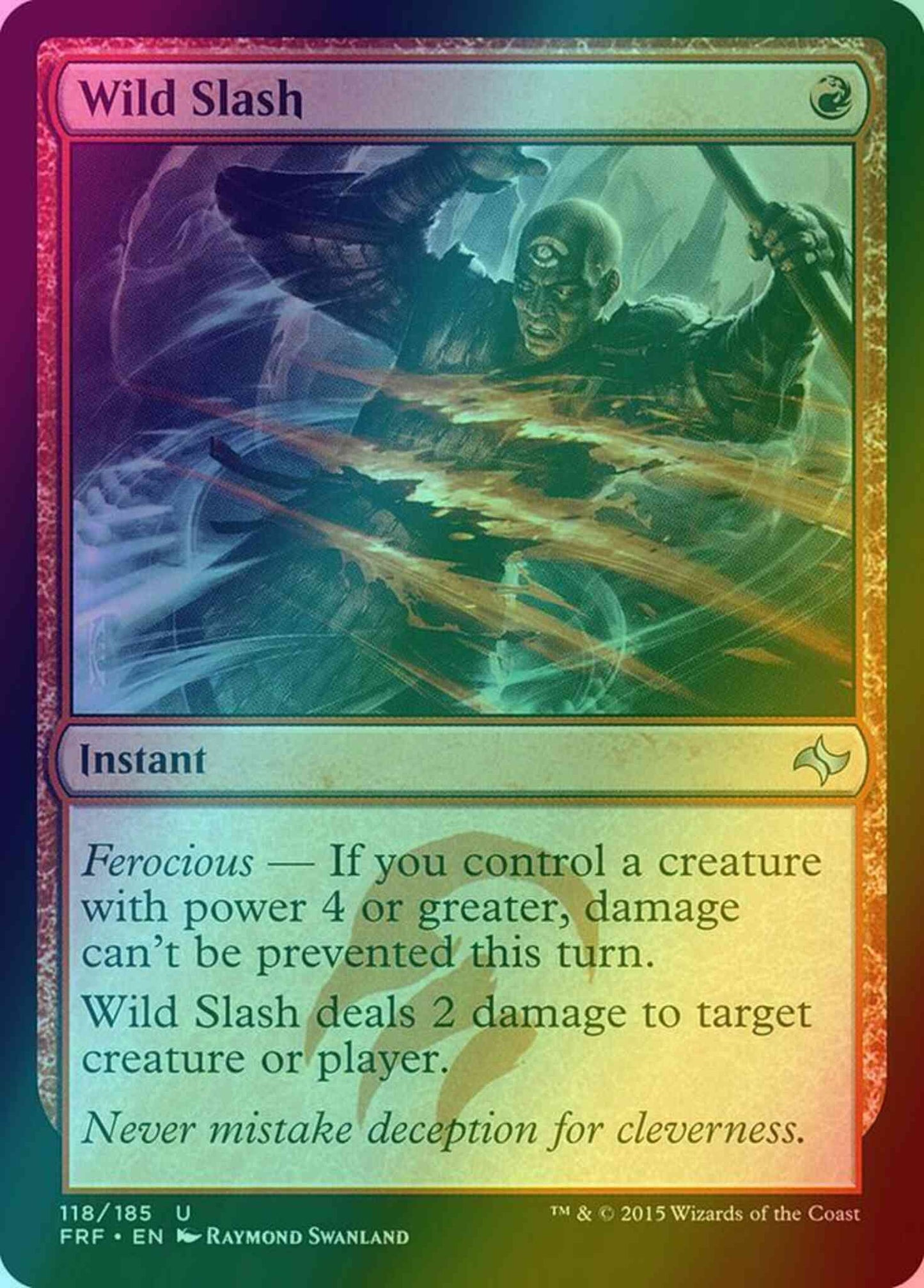 Wild Slash [118] [Fate Reforged] [Foil]