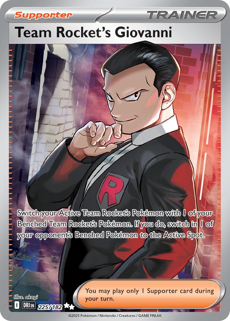 Team Rocket's Giovanni - 225/182 - Ultra Rare [sv10-225] [Ultra]