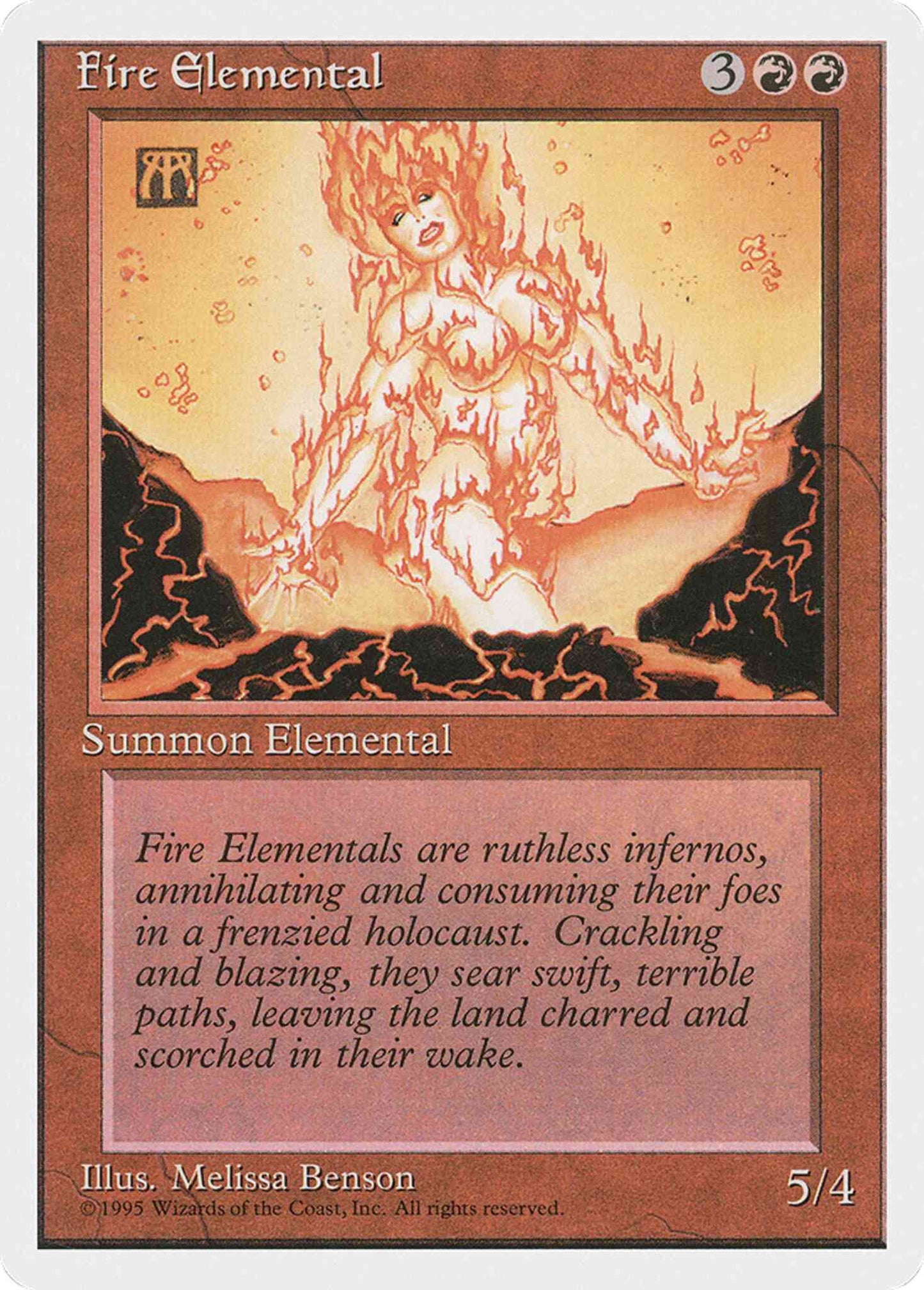 Fire Elemental [191] [Fourth Edition] [Non-Foil]