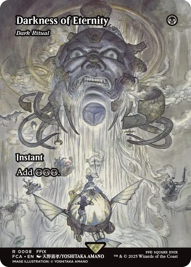 Darkness of Eternity - Dark Ritual [8] [Borderless] [FINAL FANTASY: Through the Ages] [Non-Foil]