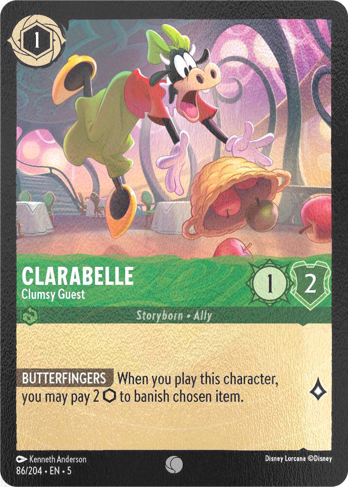 Clarabelle - Clumsy Guest - 86/204 [Shimmering Skies] [Cold Foil]