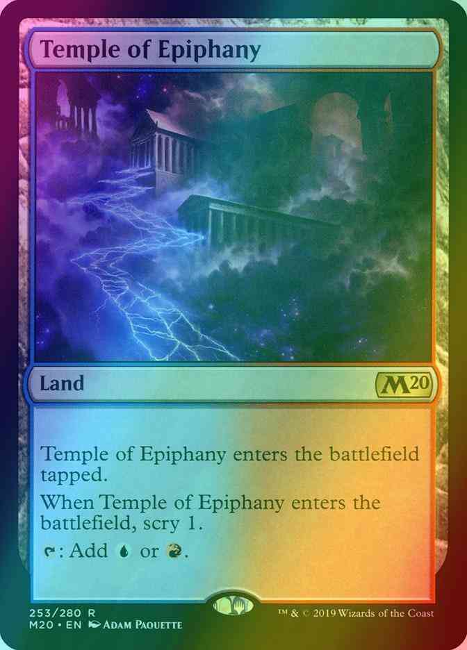 Temple of Epiphany [253] [Core Set 2020] [Foil]