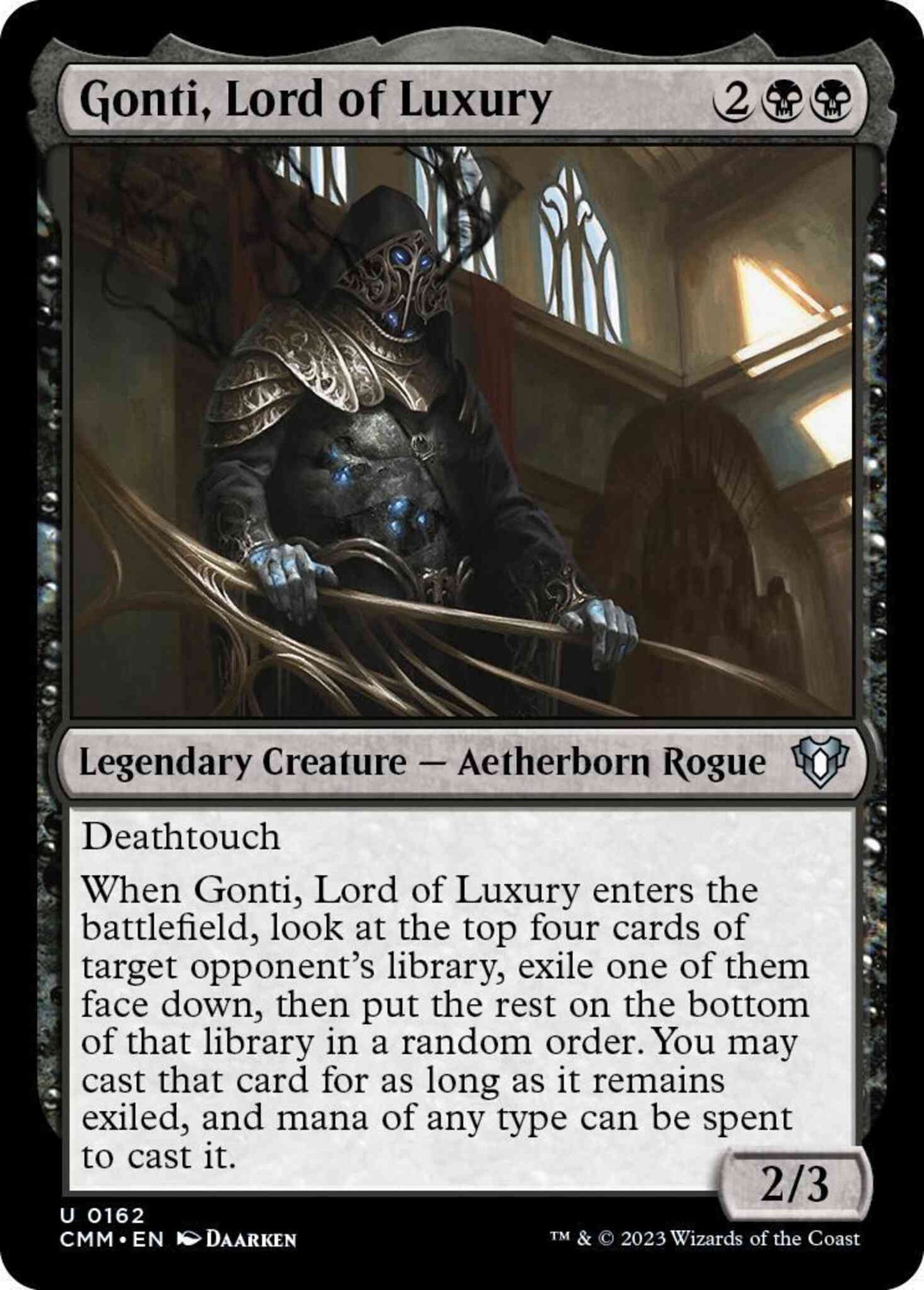 Gonti, Lord of Luxury [162] [Commander Masters] [Non-Foil]