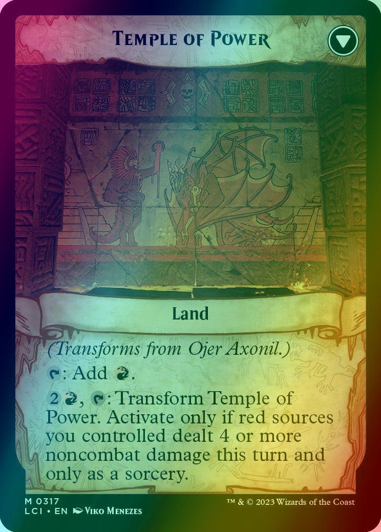 Ojer Axonil, Deepest Might // Temple of Power [317] [Gods of Ixalan Showcase] [The Lost Caverns of Ixalan] [Foil]