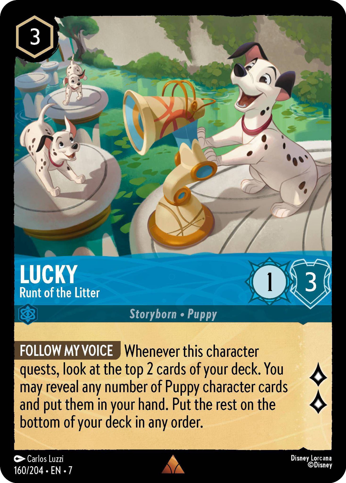 Lucky - Runt of the Litter - 160/204 [Archazia's Island] [Non-Foil]