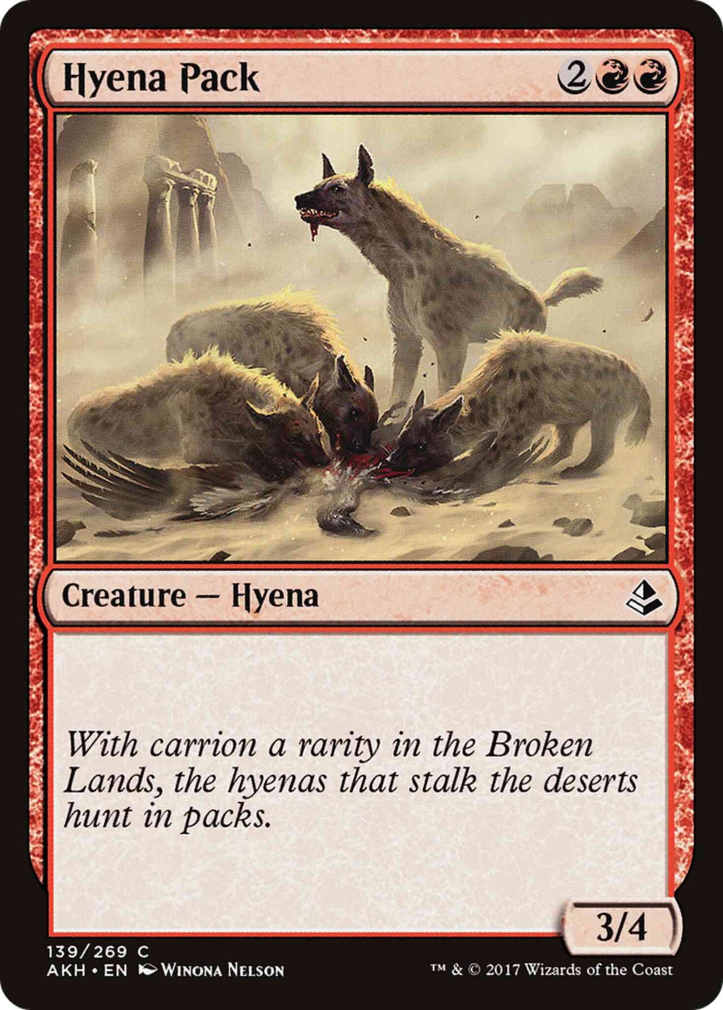 Hyena Pack [139] [Amonkhet] [Non-Foil]