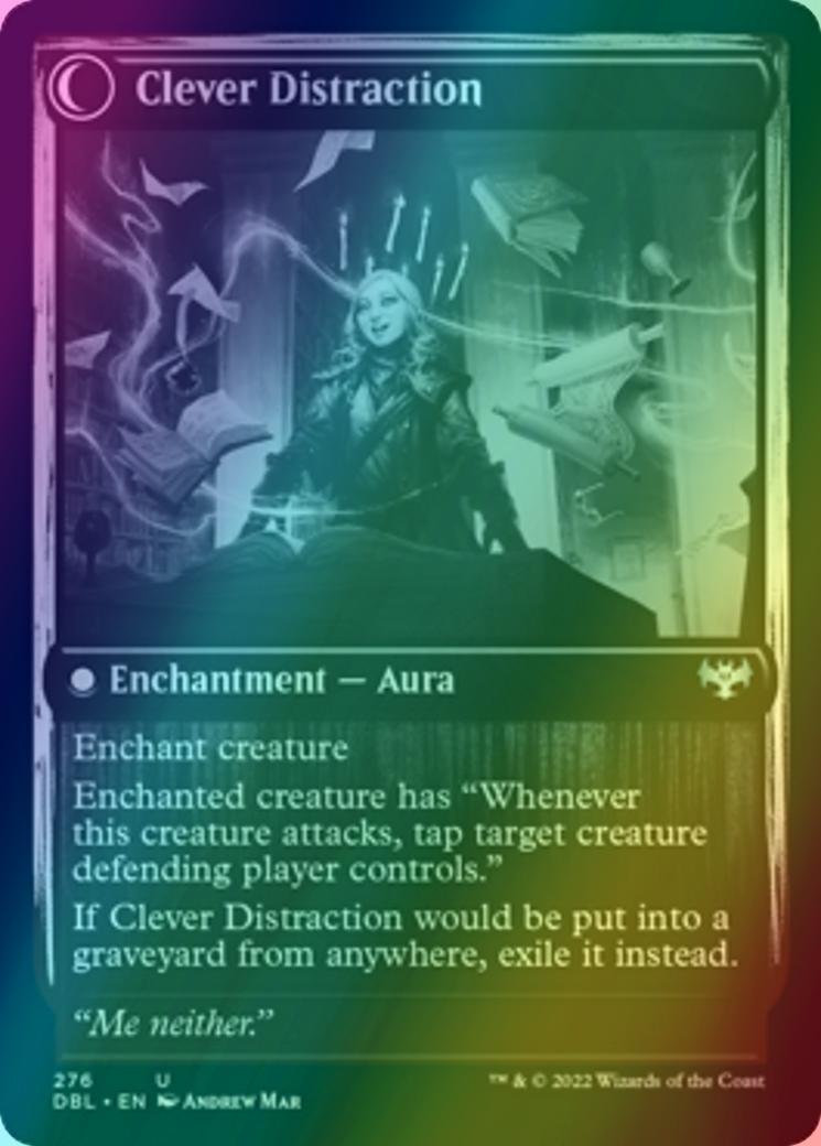 Distracting Geist // Clever Distraction [276] [Innistrad: Double Feature] [Foil]