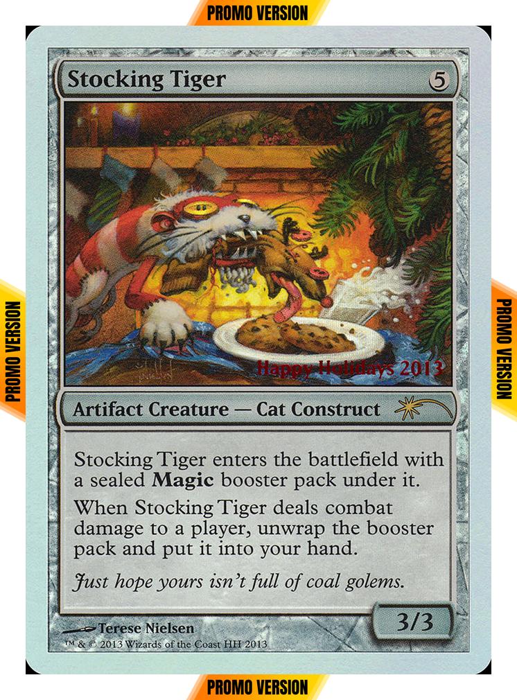 Stocking Tiger [13] [Happy Holidays] [Foil]