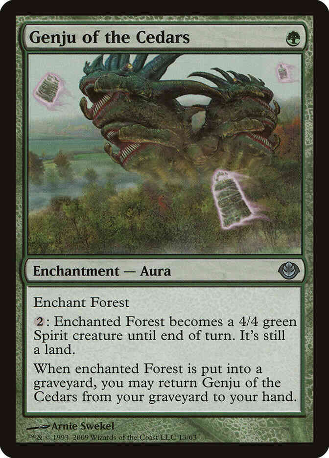 Genju of the Cedars [13] [Duel Decks: Garruk vs. Liliana] [Non-Foil]