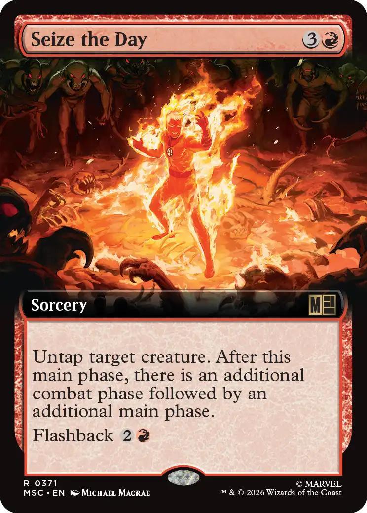 Seize the Day [371] [Extended Art] [Marvel Super Heroes: Commander] [Non-Foil]