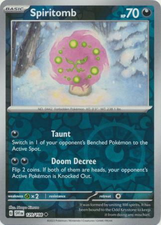 Spiritomb - 129/198 - Uncommon [sv01-129] [Reverse Holo]