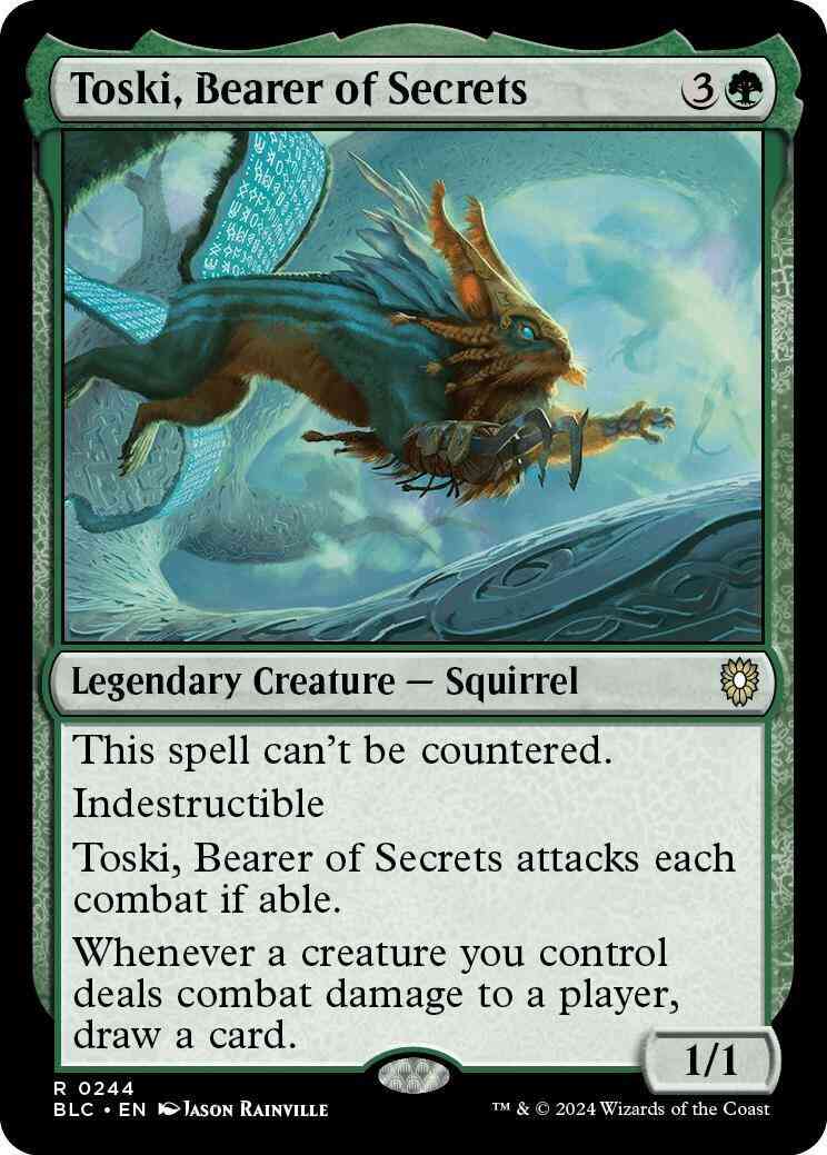 Toski, Bearer of Secrets [244] [Bloomburrow: Commander] [Non-Foil]