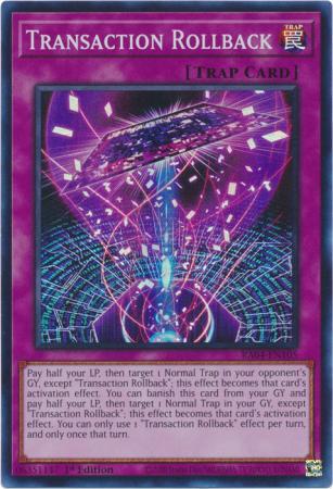 Transaction Rollback - RA04-EN105 - Super Rare - 1st Edition