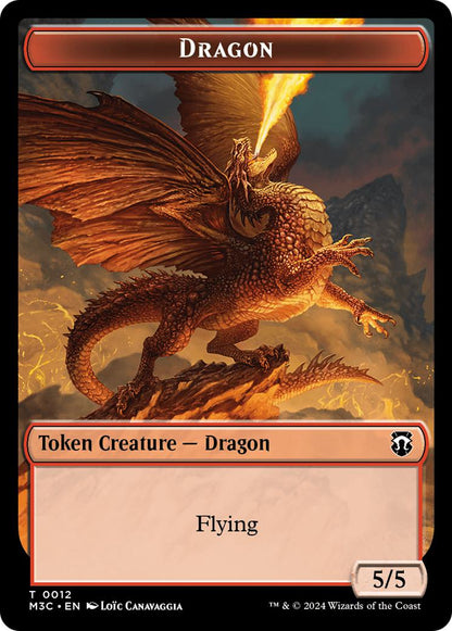 Copy Token (01) // Dragon Token (12) [Modern Horizons 3: Commander: Tokens] [Non-Foil]