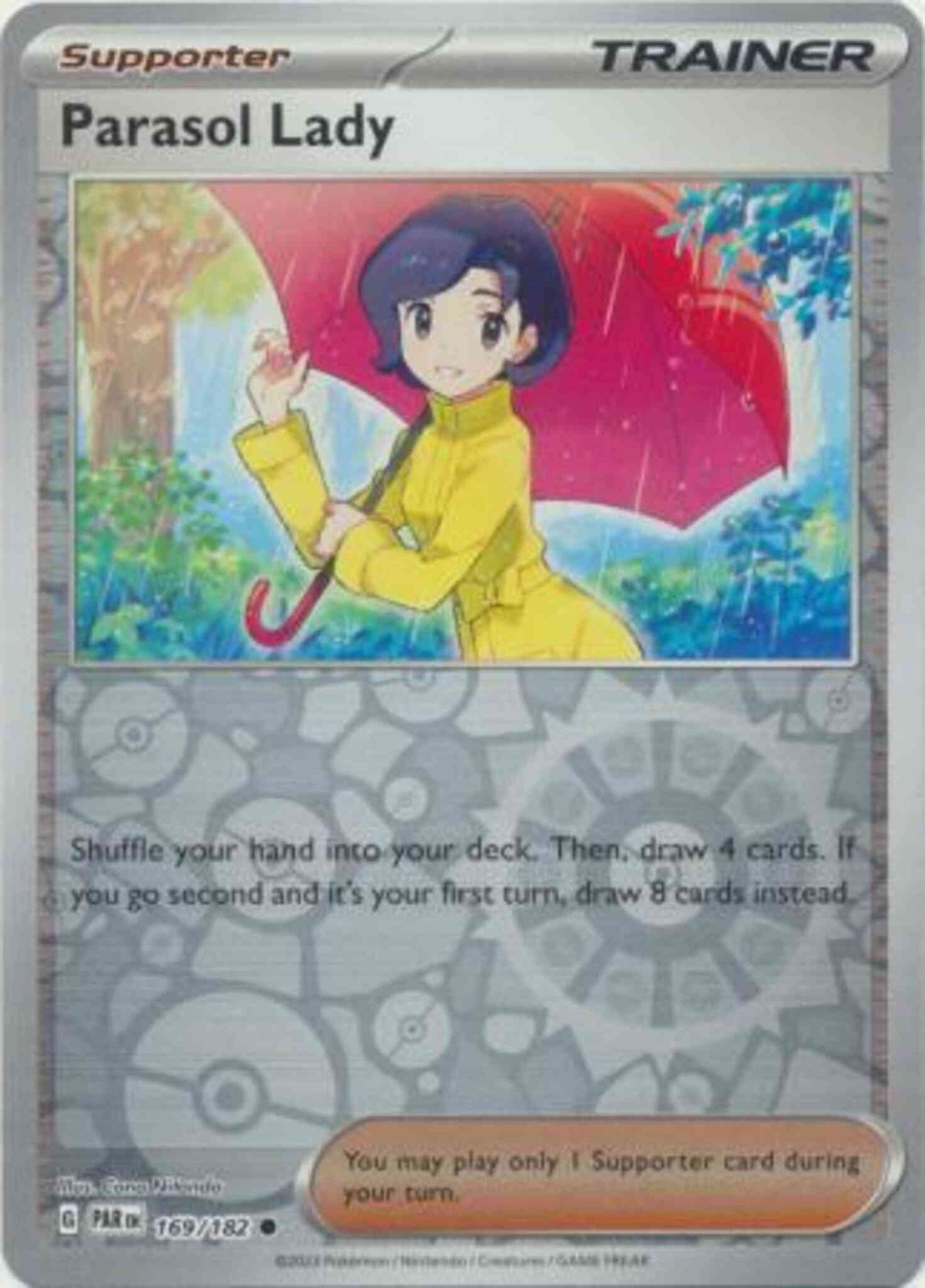 Parasol Lady - 169/182 - Common [sv04-169] [Reverse Holo]