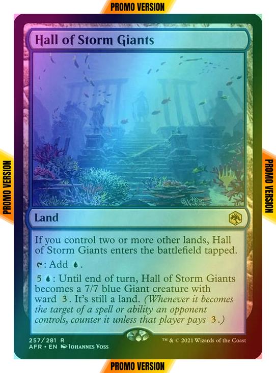 Hall of Storm Giants [Promo Pack] [257p] [Adventures in the Forgotten Realms Promos] [Foil]