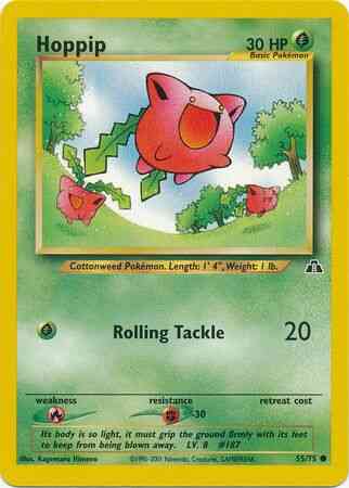 Hoppip - 55/75 - Common - Unlimited [neo2U-55] [Non-Holo]