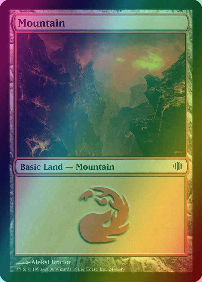 Mountain [244] [Shards Of Alara] [Foil]
