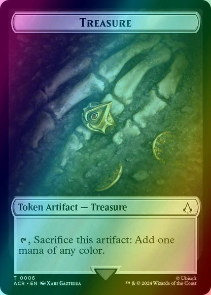 Assassin Token (04) // Treasure Token (06) [Assassin's Creed: Tokens] [Foil]