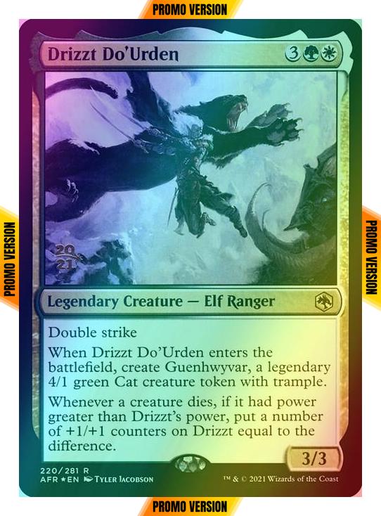 Drizzt Do'Urden [Prerelease] [220s] [Adventures in the Forgotten Realms Promos] [Foil]