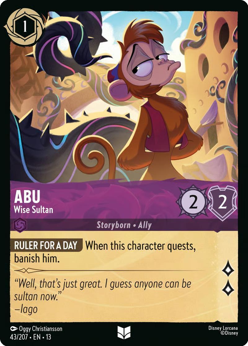 Abu - Wise Sultan - 43/204 [Attack of the Vine!] [Non-Foil]