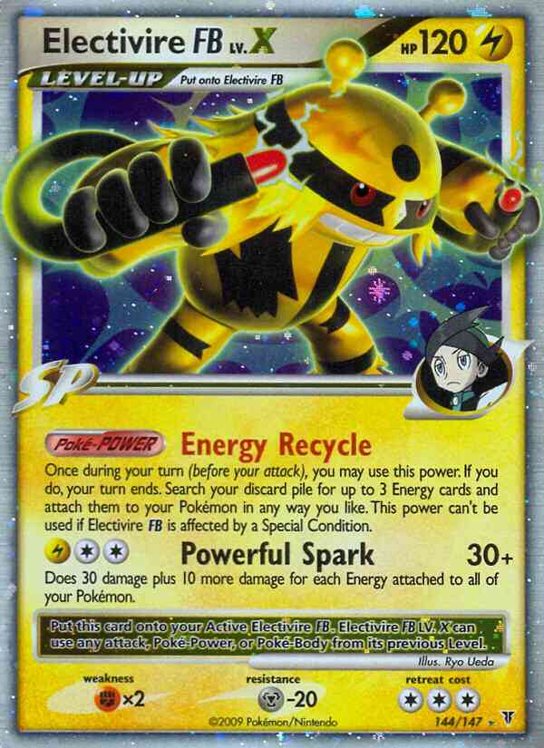 Electivire FB - 144/147 - Rare Holo Lv.X [pl3-144] [Ultra]