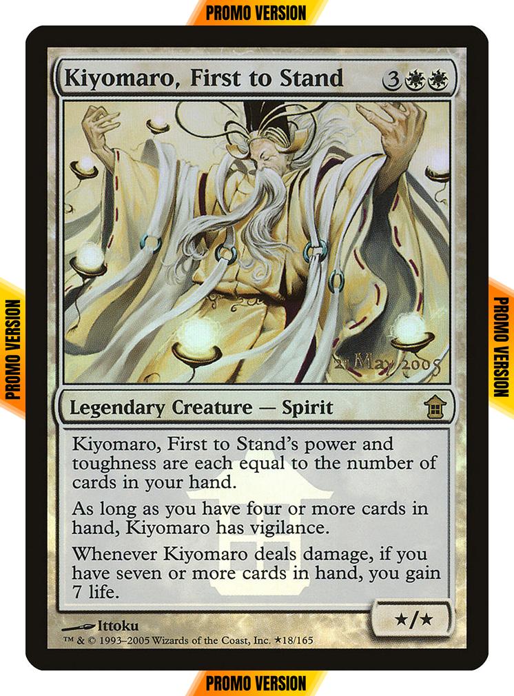 Kiyomaro, First to Stand [26] [Prerelease Events] [Foil]