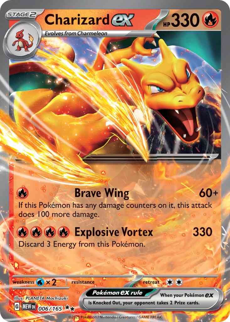 Charizard ex - 006/165 - Double Rare [sv035-006] [Ultra]