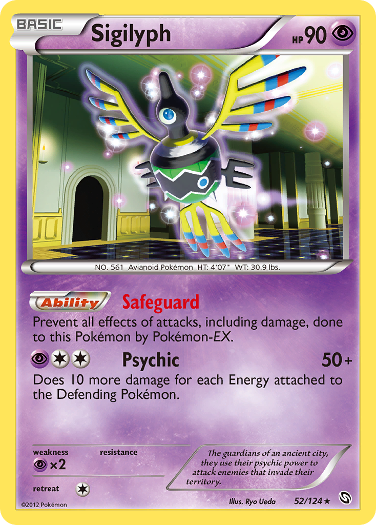 Sigilyph - 52/124 - Theme Deck Exclusive [bw6msp-52] [Non-Holo]