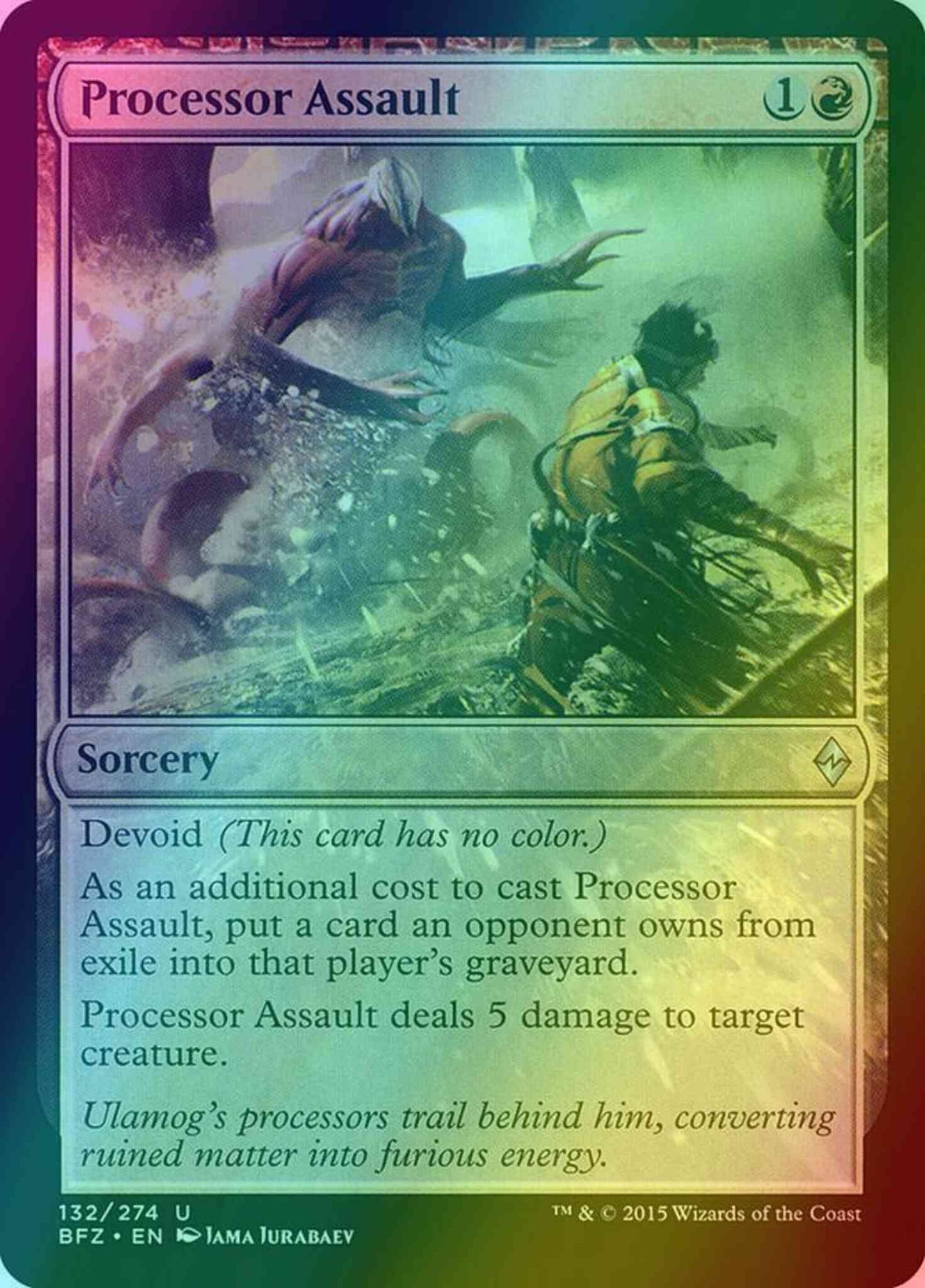 Processor Assault [132] [Battle for Zendikar] [Foil]