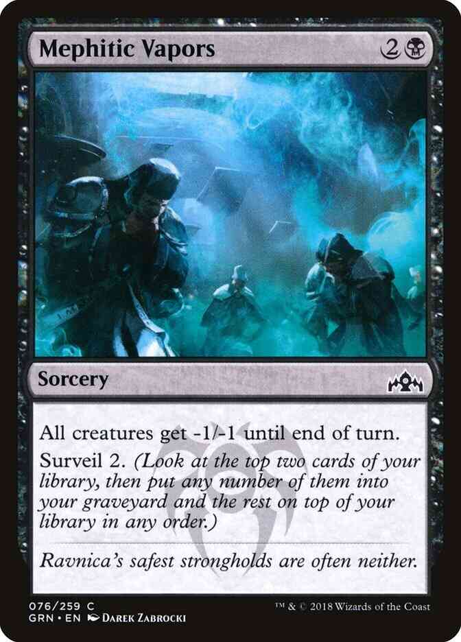 Mephitic Vapors [76] [Guilds of Ravnica] [Non-Foil]
