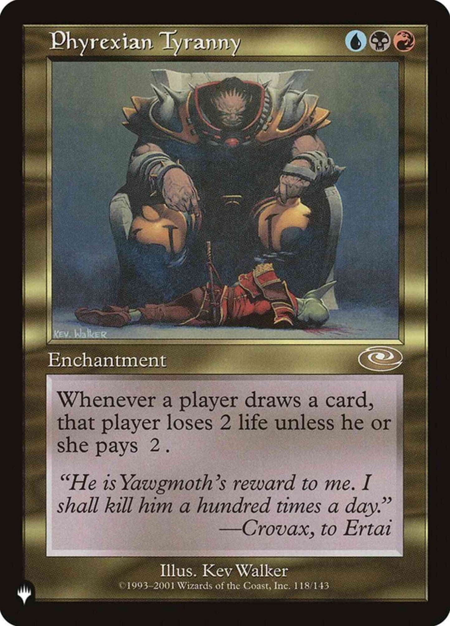 Phyrexian Tyranny [PLS-118] [The List] [Non-Foil]