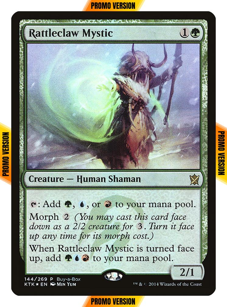 Rattleclaw Mystic [144] [Buy a Box] [Khans of Tarkir Promos] [Foil]