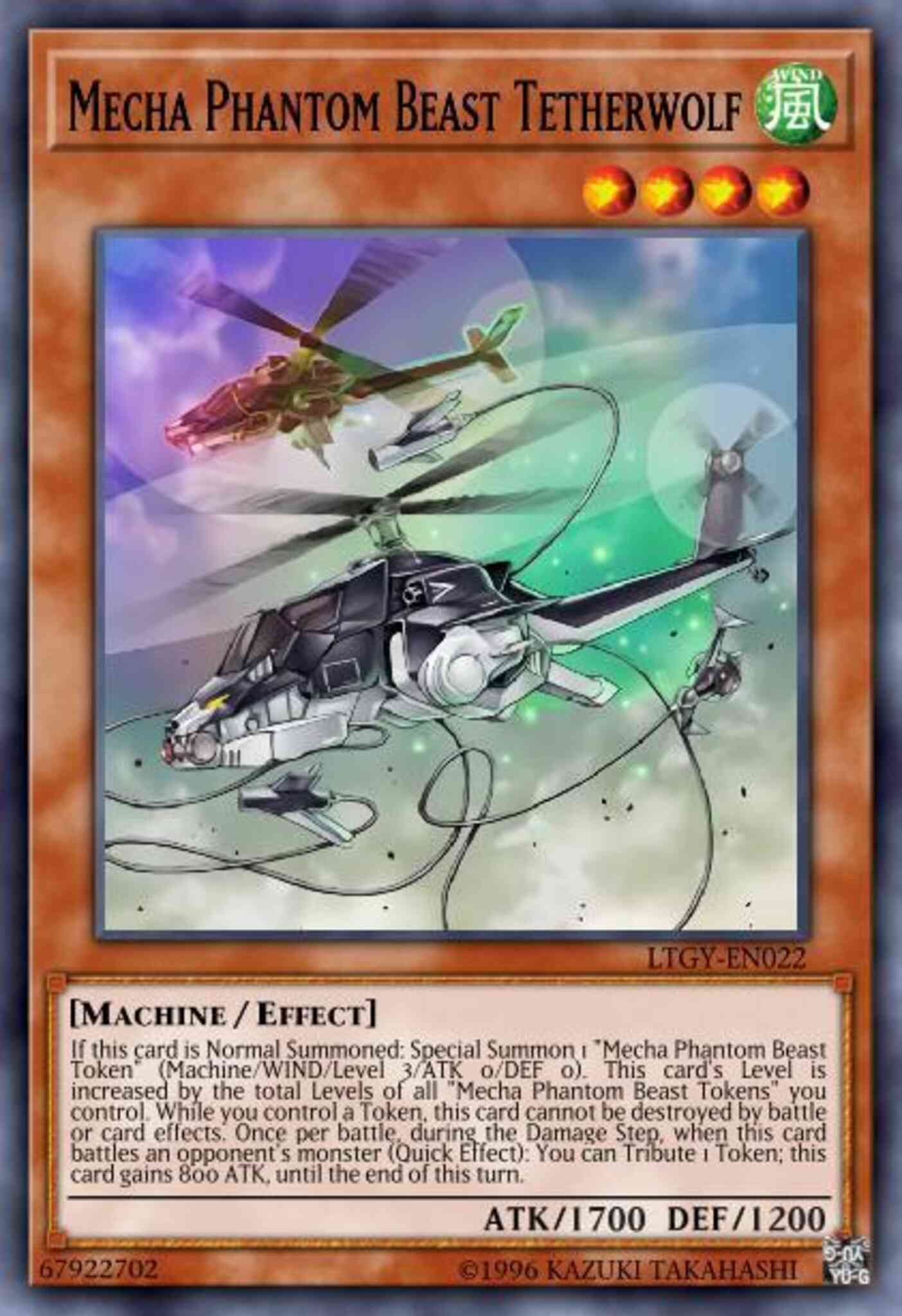 Mecha Phantom Beast Tetherwolf - BPW2-EN060 - Common - 1st Edition