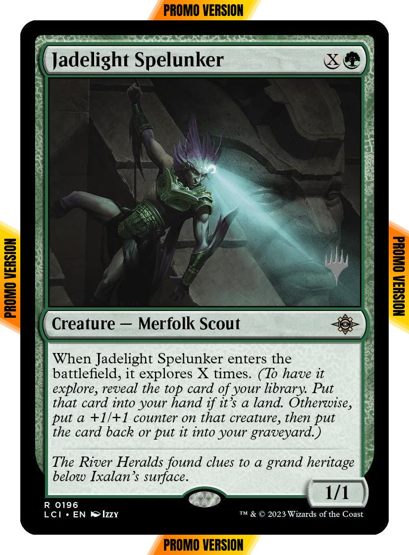 Jadelight Spelunker [196p] [Promo Pack] [The Lost Caverns of Ixalan: Promos] [Non-Foil]
