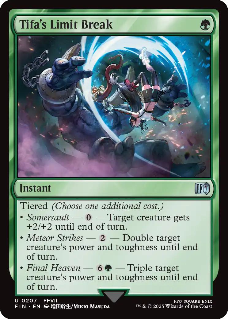 Tifa's Limit Break [207] [FINAL FANTASY] [Non-Foil]