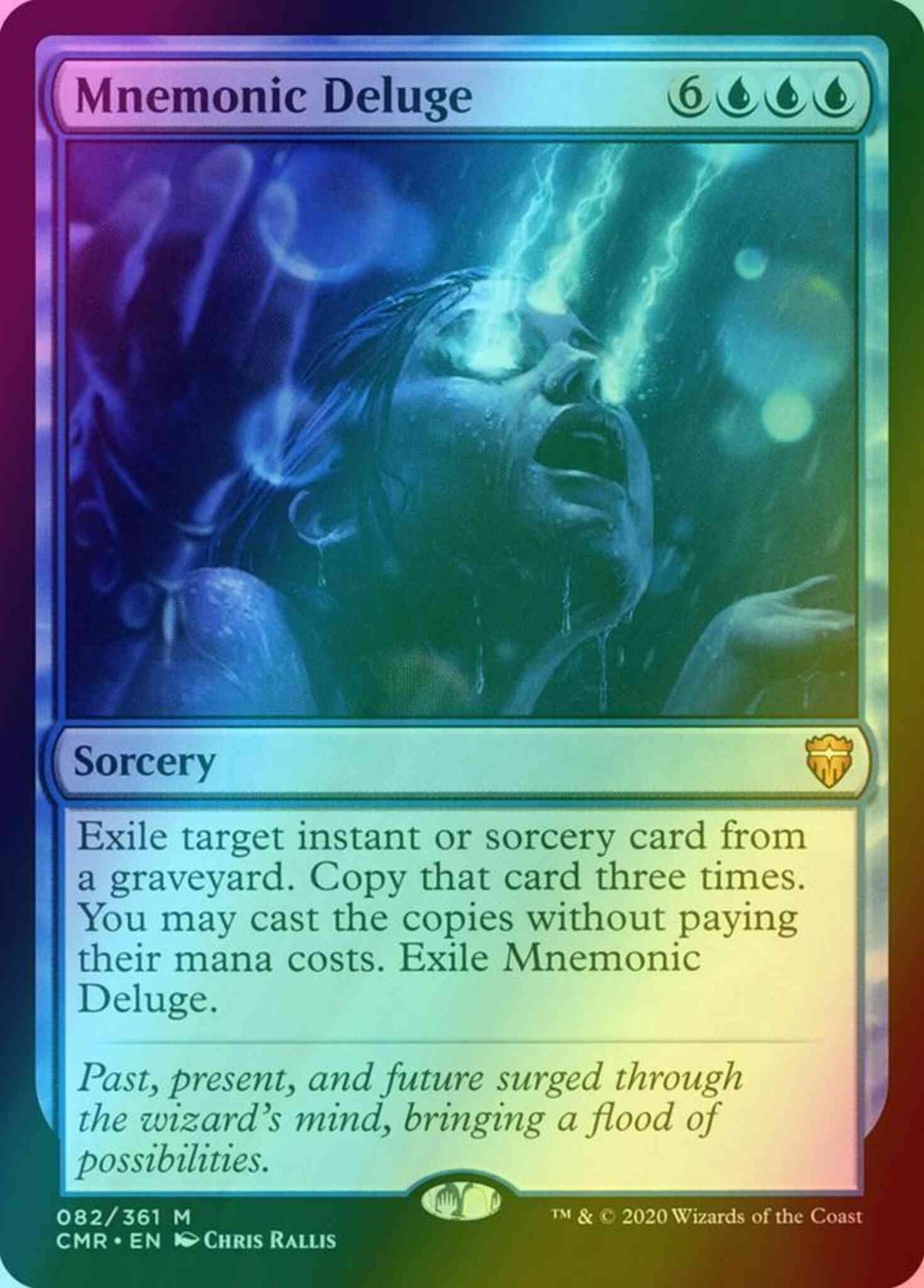 Mnemonic Deluge [82] [Commander Legends] [Foil]
