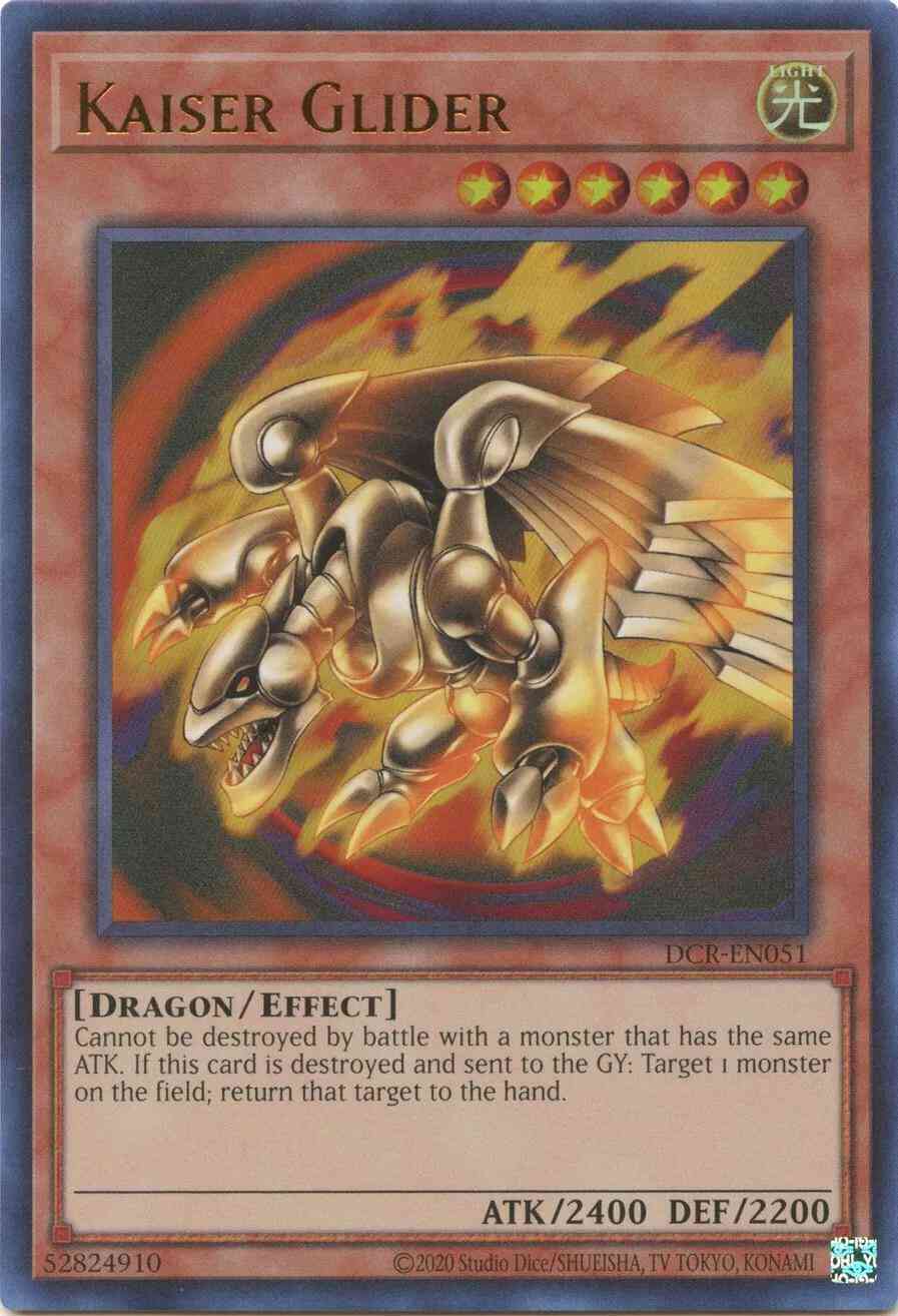 Kaiser Glider - 25th Anniversary - DCR-EN051 - Ultra Rare - Unlimited