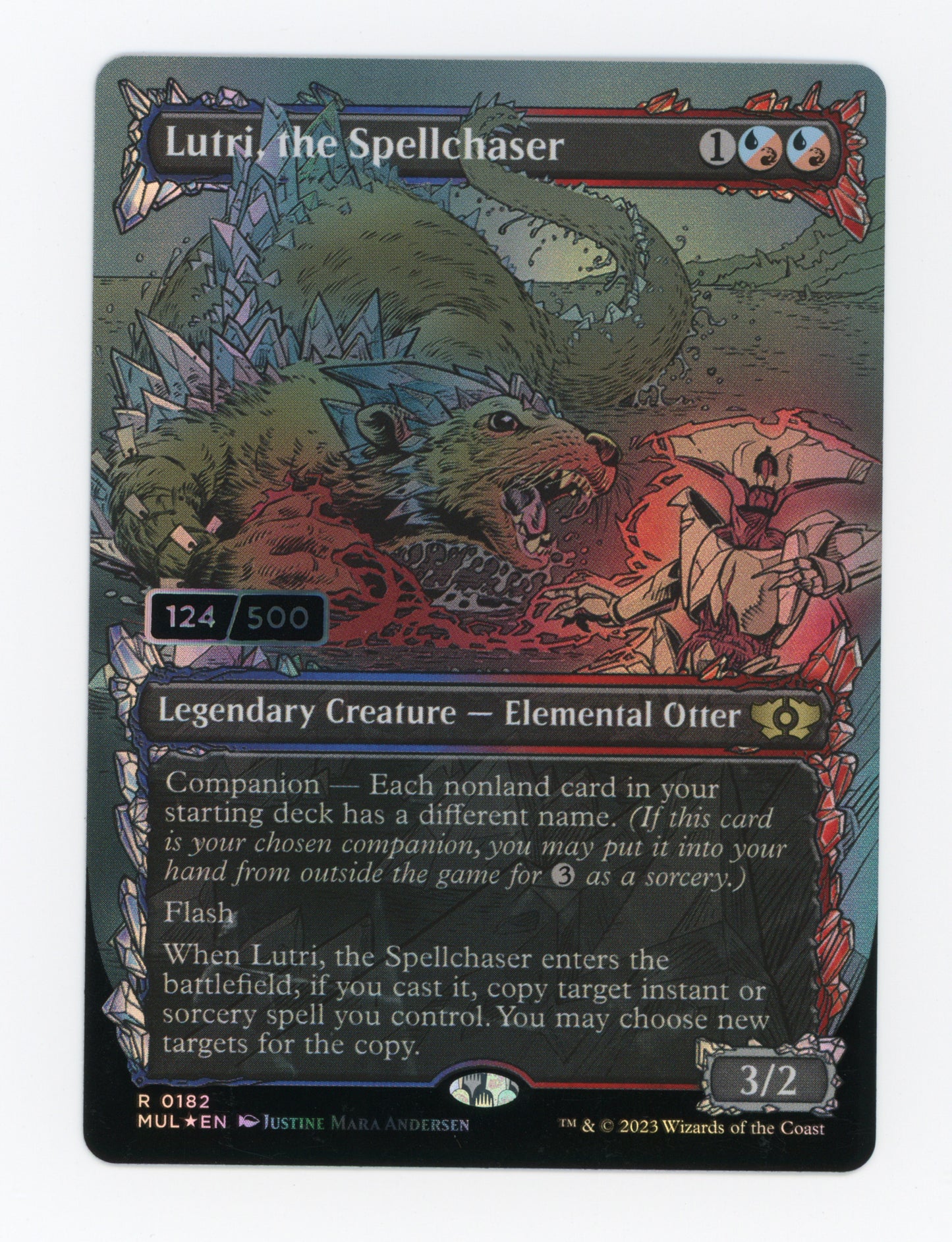 Lutri, the Spellchaser — Serial Numbered|124/500|Planar Showcase|Foil — ID 18027