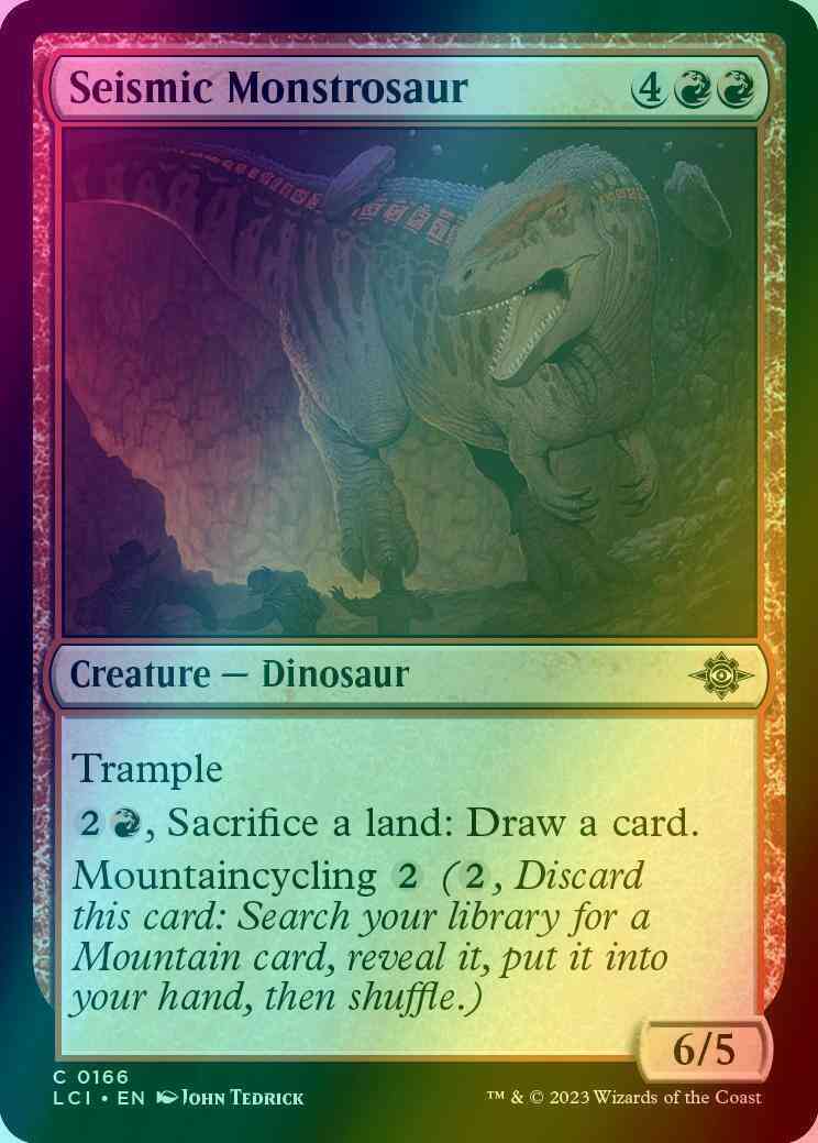 Seismic Monstrosaur [166] [The Lost Caverns of Ixalan] [Foil]
