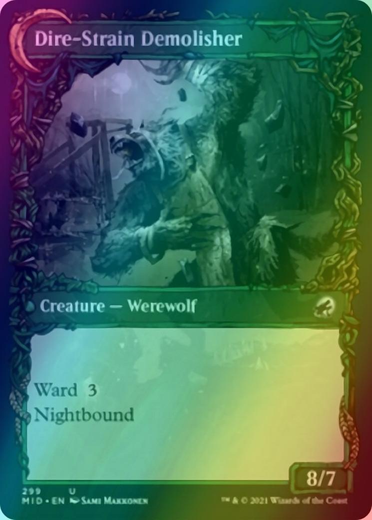 Burly Breaker // Dire-Strain Demolisher [299] [Equinox Showcase] [Innistrad: Midnight Hunt] [Foil]